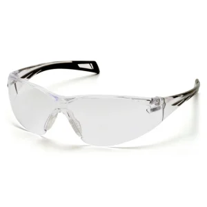 Pyramex SB7110S PMXSLIM Black Temples Safety Glasses W/ Clear Lens (12 each)