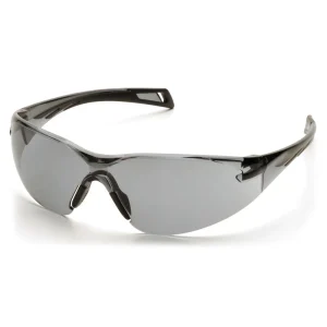 Pyramex SB7120ST PMXSLIM Black Temples Safety Glasses W/ Gray Anti-Fog Lens (12 each)