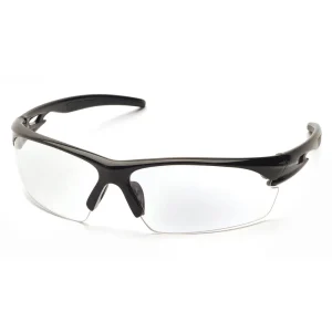 Pyramex SB8110DT Ionix™ Black Safety Glasses W/ Clear Anti-Fog Lens (12 each)