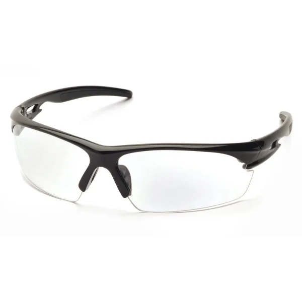 Pyramex SB8110DT Ionix™ Black Safety Glasses W/ Clear Anti-Fog Lens (12 each)