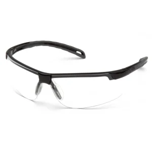 Pyramex SB8610D Ever-Lite Black Safety Glasses W/ Clear Lens (12 each)