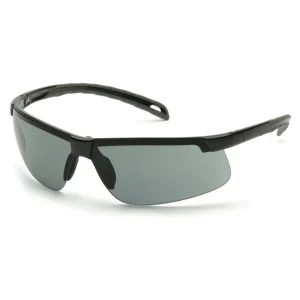 Pyramex SB8620D Ever-Lite Black Safety Glasses W/ Gray Lens (12 each)