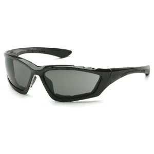 Pyramex SB8720DTP Accurist Black Safety Glasses W/ Gray Anti-Fog Lens (12 each)