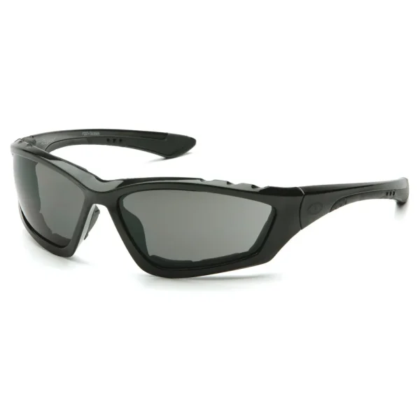 Pyramex SB8720DTP Accurist Black Safety Glasses W/ Gray Anti-Fog Lens (12 each)