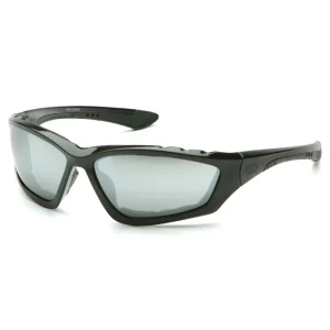 Pyramex SB8770DP Accurist Black Safety Glasses W/ Silver Mirror Lens (12 each)