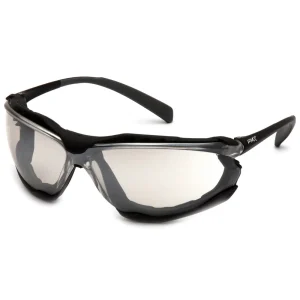 Pyramex SB9380ST Black Safety Glasses W/ Indoor/Outdoor Anti-Fog Lens (12 each)