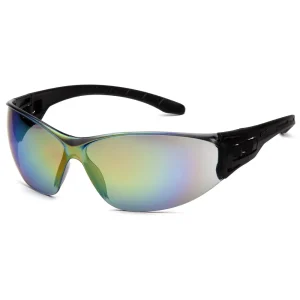 Pyramex SB9556S Trulock™ Black Safety Glasses W/ Multi Mirror Lens (12 each)