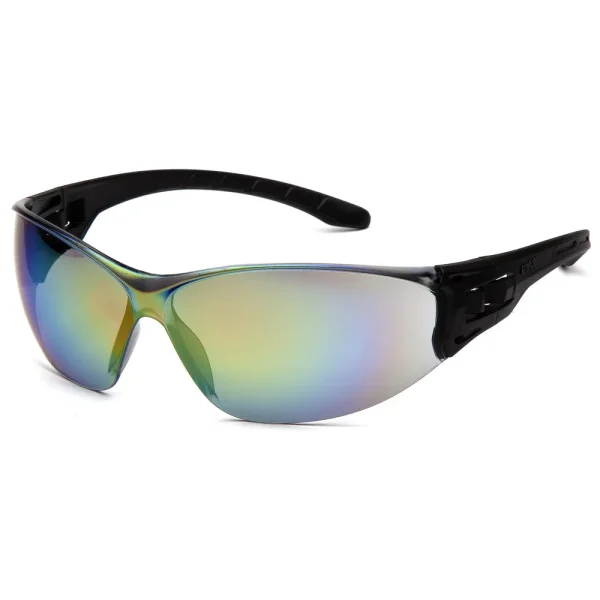 Pyramex SB9556S Trulock™ Black Safety Glasses W/ Multi Mirror Lens (12 each)
