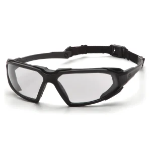 Pyramex SBB5010DT Highlander™ Black Goggles W/ Clear Anti-Fog Lens (12 each)