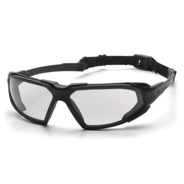 Pyramex SBB5010DT Highlander™ Black Goggles W/ Clear Anti-Fog Lens (12 each)