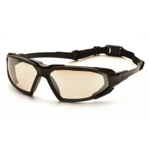 Pyramex SBB5080DT Highlander™ Black Goggles W/ Indoor/Outdoor Mirror Anti-Fog Lens (12 each)