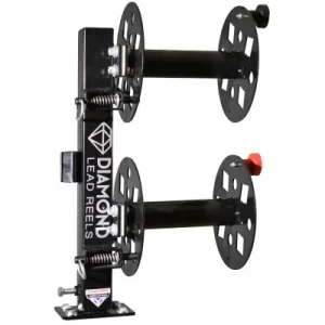 Diamond Welding Lead Reel – 10 Inch Swivel Base Double SBD10BLK