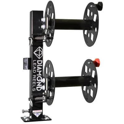 Diamond Welding Lead Reel – 10 Inch Swivel Base Double SBD10BLK