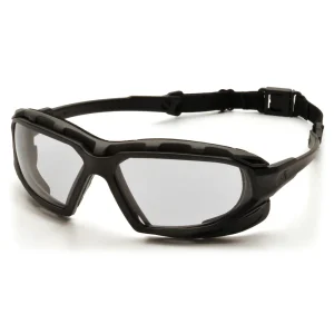 Pyramex SBG5010DT Highlander Plus™ Black-Gray Goggles W/ Clear Anti-Fog Lens (12 each)