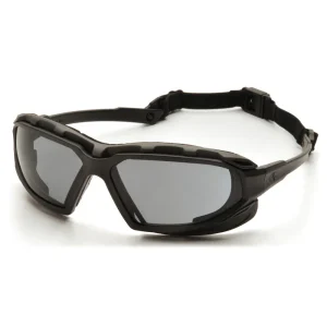 Pyramex SBG5020DT Highlander Plus™ Black-Gray Goggles W/ Gray Anti-Fog Lens (12 each)