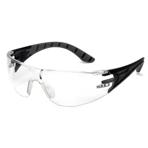 Pyramex SBG9610ST Endeavor Plus Black/Gray Safety Glasses W/ Clear Anti-Fog Lens (12 each)