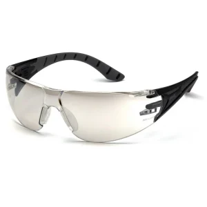 Pyramex SBG9680S Endeavor Plus Black/Gray Safety Glasses W/ Indoor/Outdoor Mirror Lens (12 each)