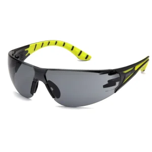 Pyramex SBGR9620S Endeavor Plus Black/Green Safety Glasses W/ Gray Lens (12 each)