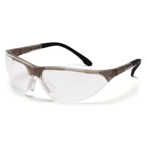 Pyramex SCG2810ST Rendezvous Crystal Gray Safety Glasses W/ Clear Anti-Fog Lens (12 each)