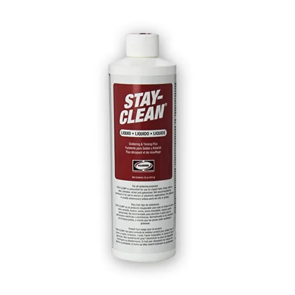 HARRIS® SCLF16 Stay-Clean Soldering Flux, 16 OZ. Bottle