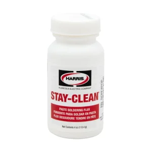 HARRIS® SCPF4POP STAY-CLEAN PASTE SOLDERING FLUX 4 OZ. JAR, 4 JARS/BOX