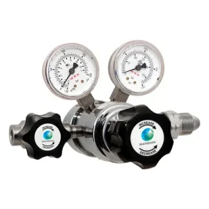 1250-S Modified Dual-Stage Medium-Purity Regulator – Brass