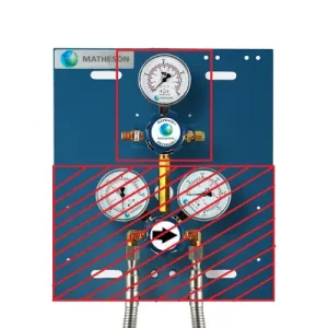 Replacement Line Regulator for Automatic Switchover System (Brass)