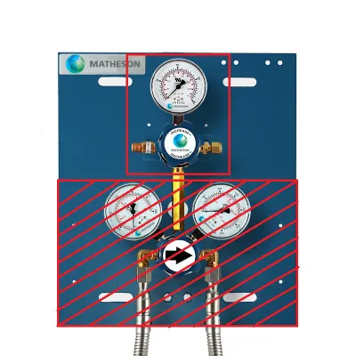 Replacement Line Regulator for Automatic Switchover System (Brass)