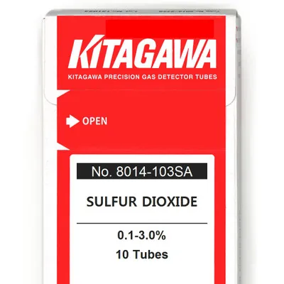 Sulfur Dioxide, Gas Detector Tubes