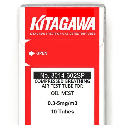 Oil Mist Hydrocarbon, Gas Detector Tubes for Compressed Breathing Air