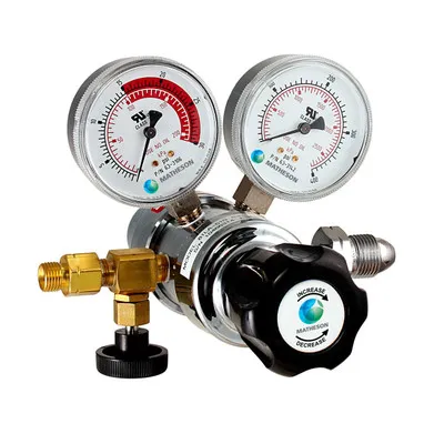81LA-510 Acetylene Dual-Stage General Purpose Regulator – Brass