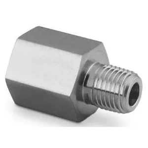 Adapter, 1/8″ MNPT x 1/4″ FNPT, SS