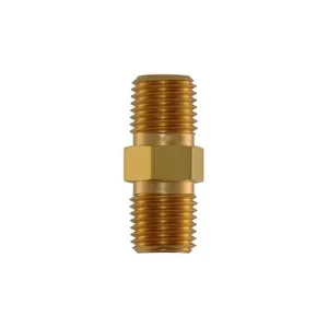 Hex Nipple, 1/4″ NPT, Brass