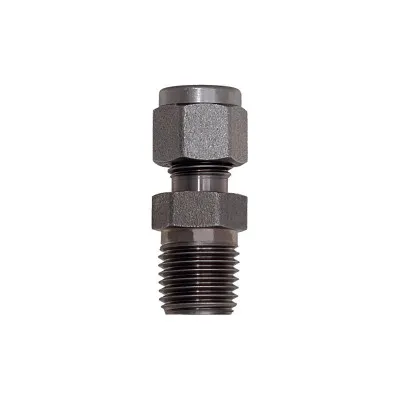 Connector, 1/4″ Compression by 1/4″ MNPT, Monel