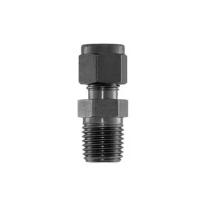 Connector, 1/4″ Compression by 1/4″ MNPT, SS