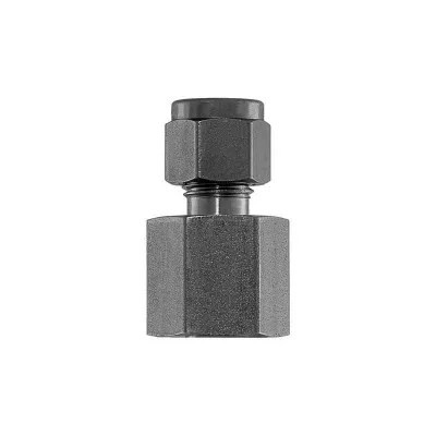 Connector, 1/4″ Compression by 1/4″ FNPT, SS