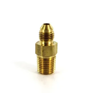 Connector, 1/4″ 37° Flare by 1/4″ MNPT, Brass