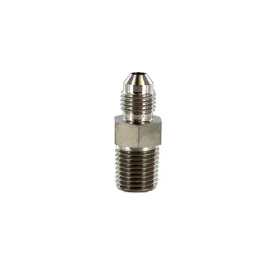 Connector, 1/4″ 37° Flare by 1/4″ MNPT, SS