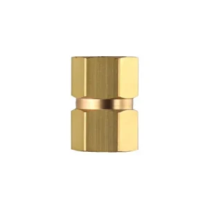 Coupling, 1/4″ FNPT x 1/4″ FNPT, Brass