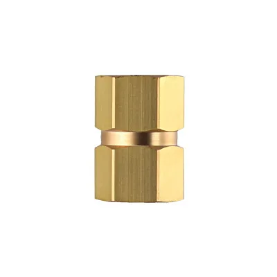 Coupling, 1/4″ FNPT x 1/4″ FNPT, Brass
