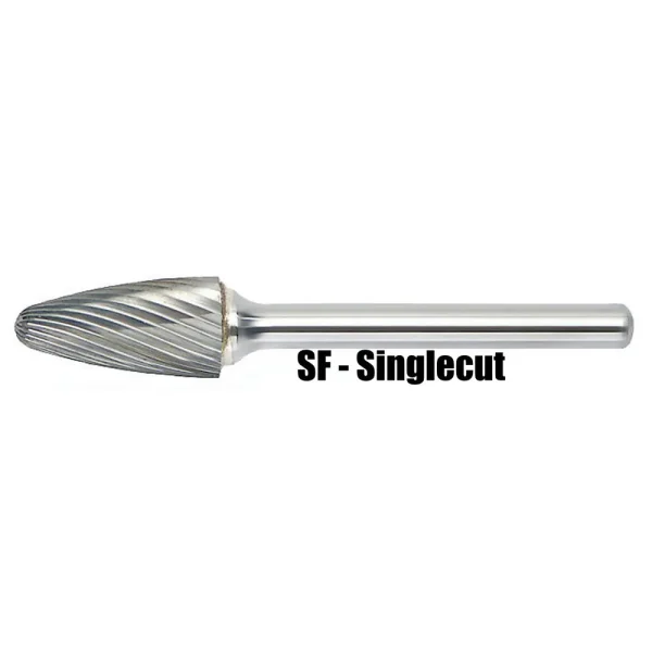 Mastercut SF-5 1/2″ Radius Tree Shape Carbide Burr (1 Burr)