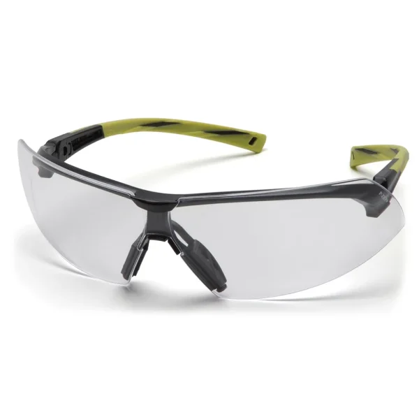 Pyramex SGR4910ST Onix™ Hi Vis Green Safety Glasses W/ Clear Anti-Fog Lens (12 each)