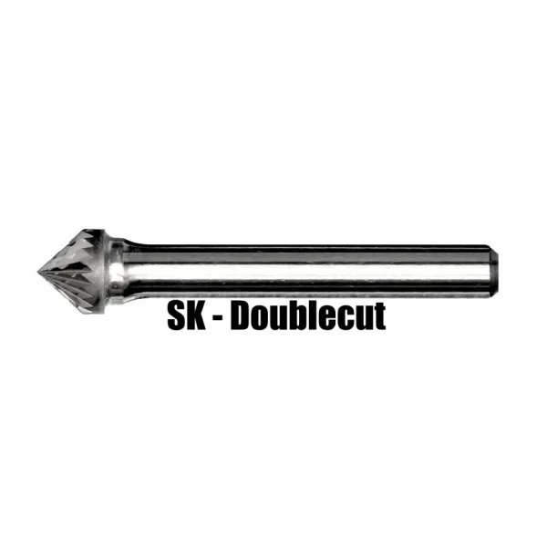Mastercut SK-4 7/16″ 90° Included Cone Shape Carbide Burr (1 Burr)