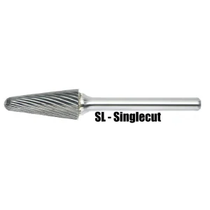 Mastercut SL-7 3/4″ Radius Cone Shape Carbide Burr (1 Burr)