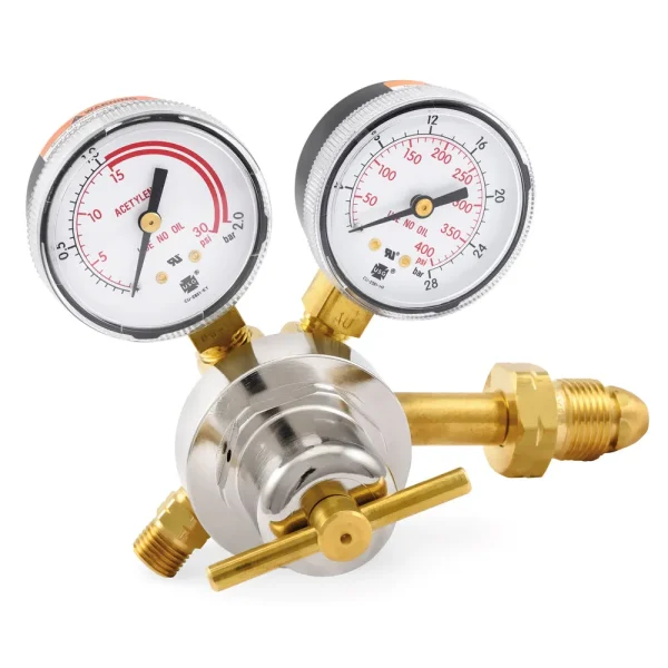 Smith Medium Duty Acetylene Regulator, 0-15 PSIG – 30-15-510