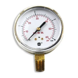 Smith 2.5″ Pressure Gauge, 60 PSI/Bar – GA029-07