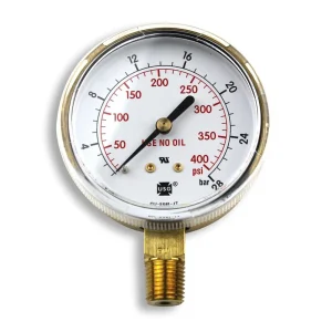 Smith 2.5″ Pressure Gauge, 400 PSI/Bar – GA037-07
