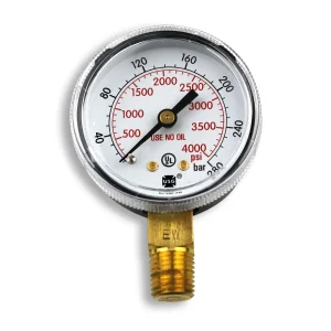 Smith 2″ Pressure Gauge, 4000 PSI/Bar – GA139-03
