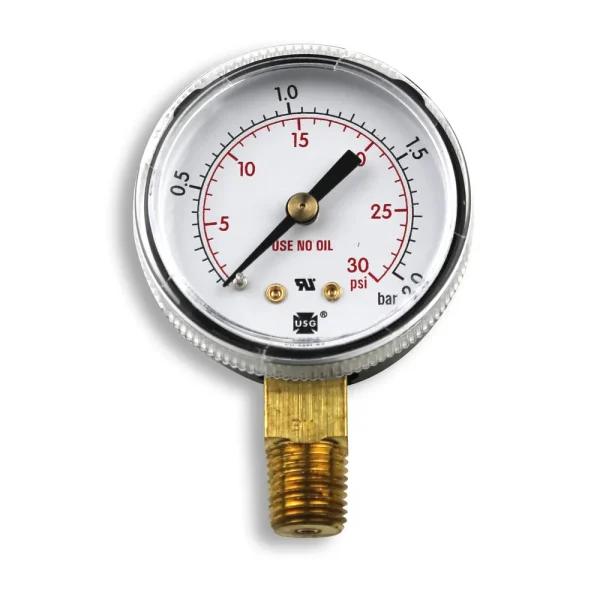 Smith 2″ Pressure Gauge, 30 PSI/Bar – GA141-03