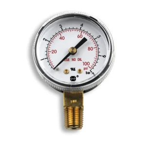 Smith 2″ Pressure Gauge, 100 PSI/Bar- GA143-03